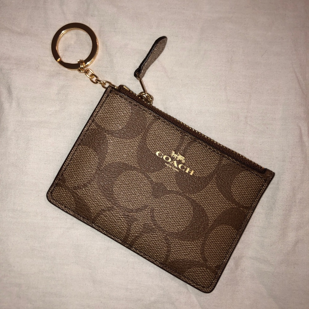 Coach Mini Skinny ID Case with Keyring